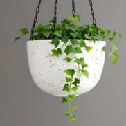 Skyline – Modern Hanging Planter in White