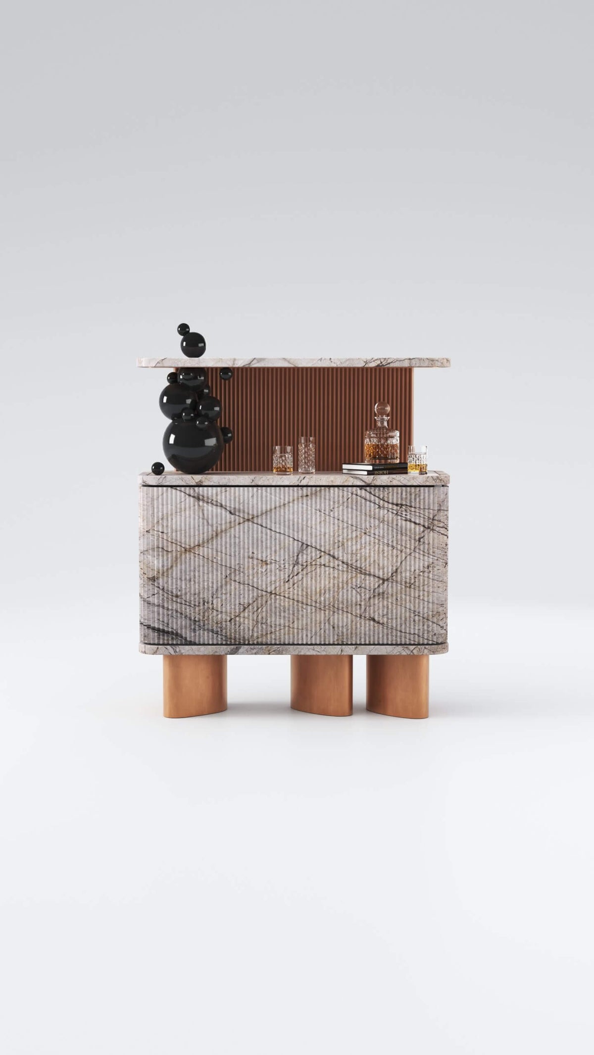 EDGE sliding bar cabinet