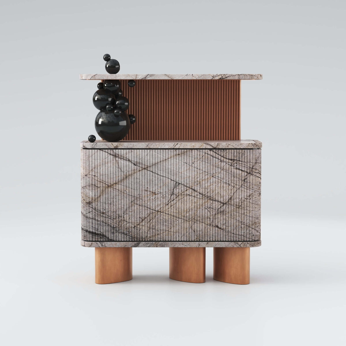 EDGE sliding bar cabinet