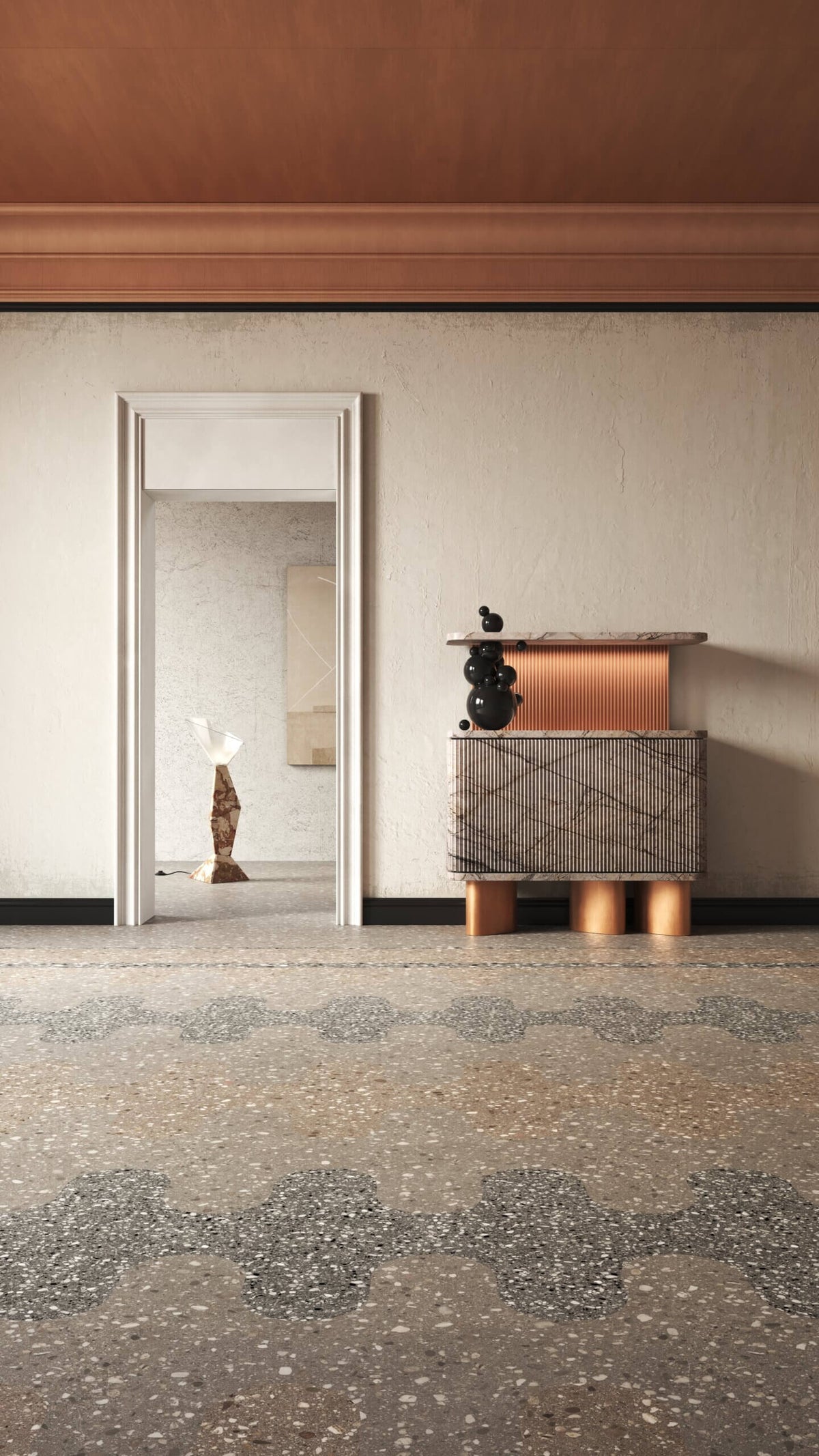 EDGE sliding bar cabinet
